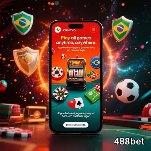 Imagem da interface do aplicativo 488bet, disponível no site 488bet, para apostas esportivas e jogos de azar, em portugu